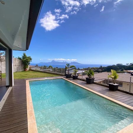 Villa Tiki Wonderfull Sea View Punaauia  Ngoại thất bức ảnh