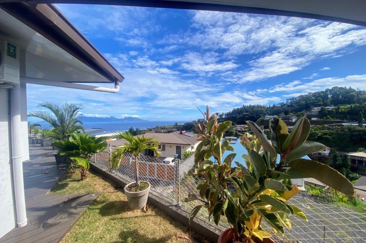 Villa Tiki Wonderfull Sea View Punaauia  Ngoại thất bức ảnh